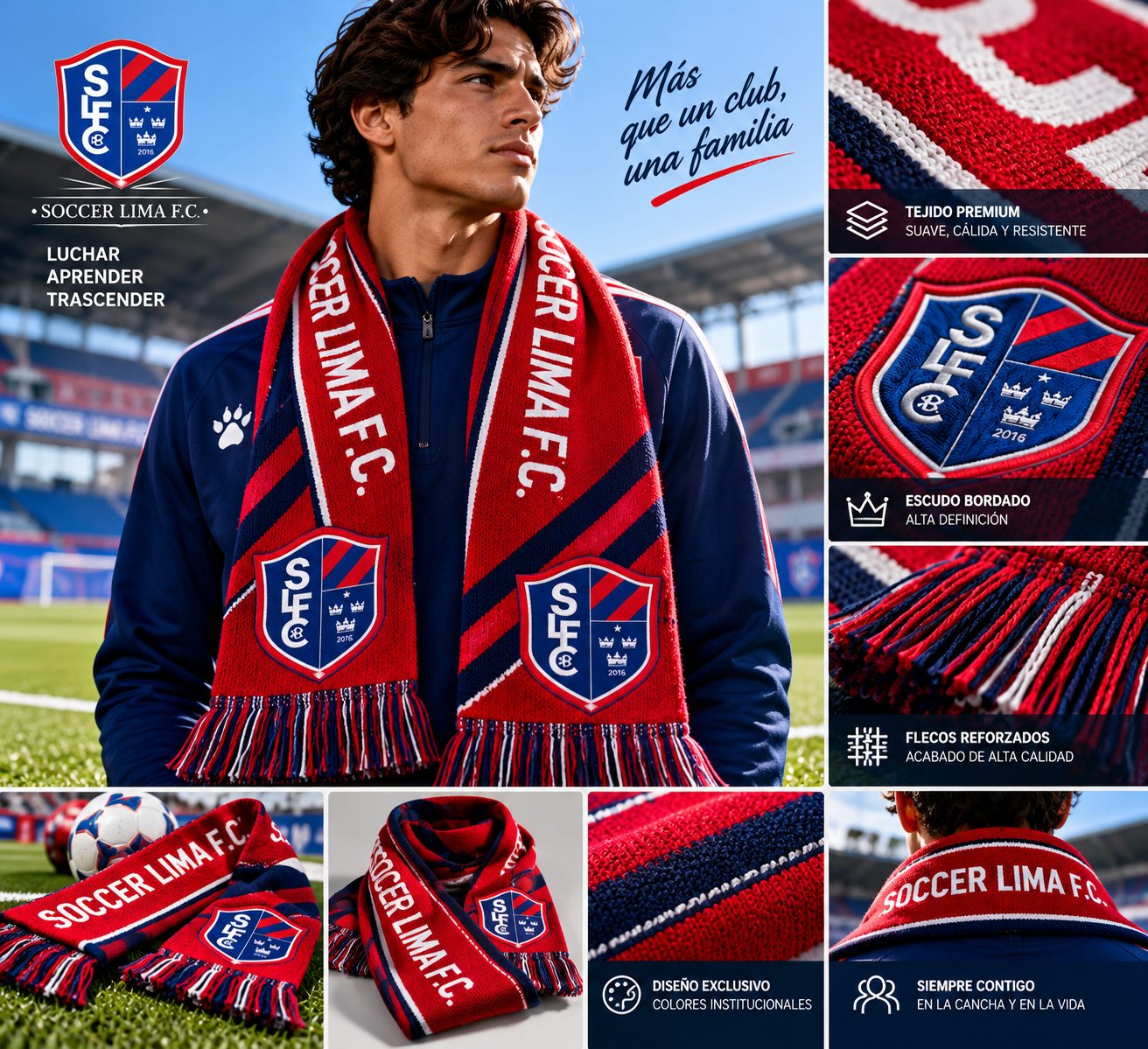 Bufanda de Soccer Lima FC